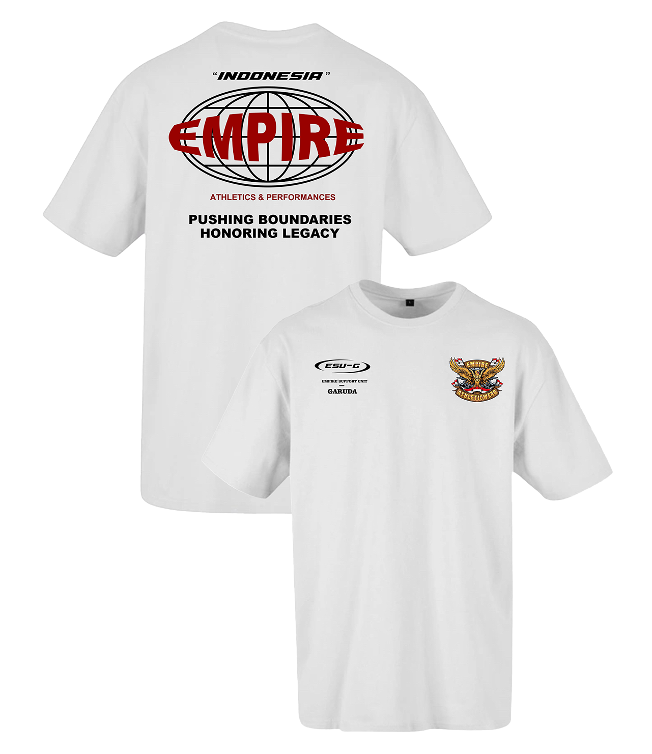 "ESU-G" T-shirt White