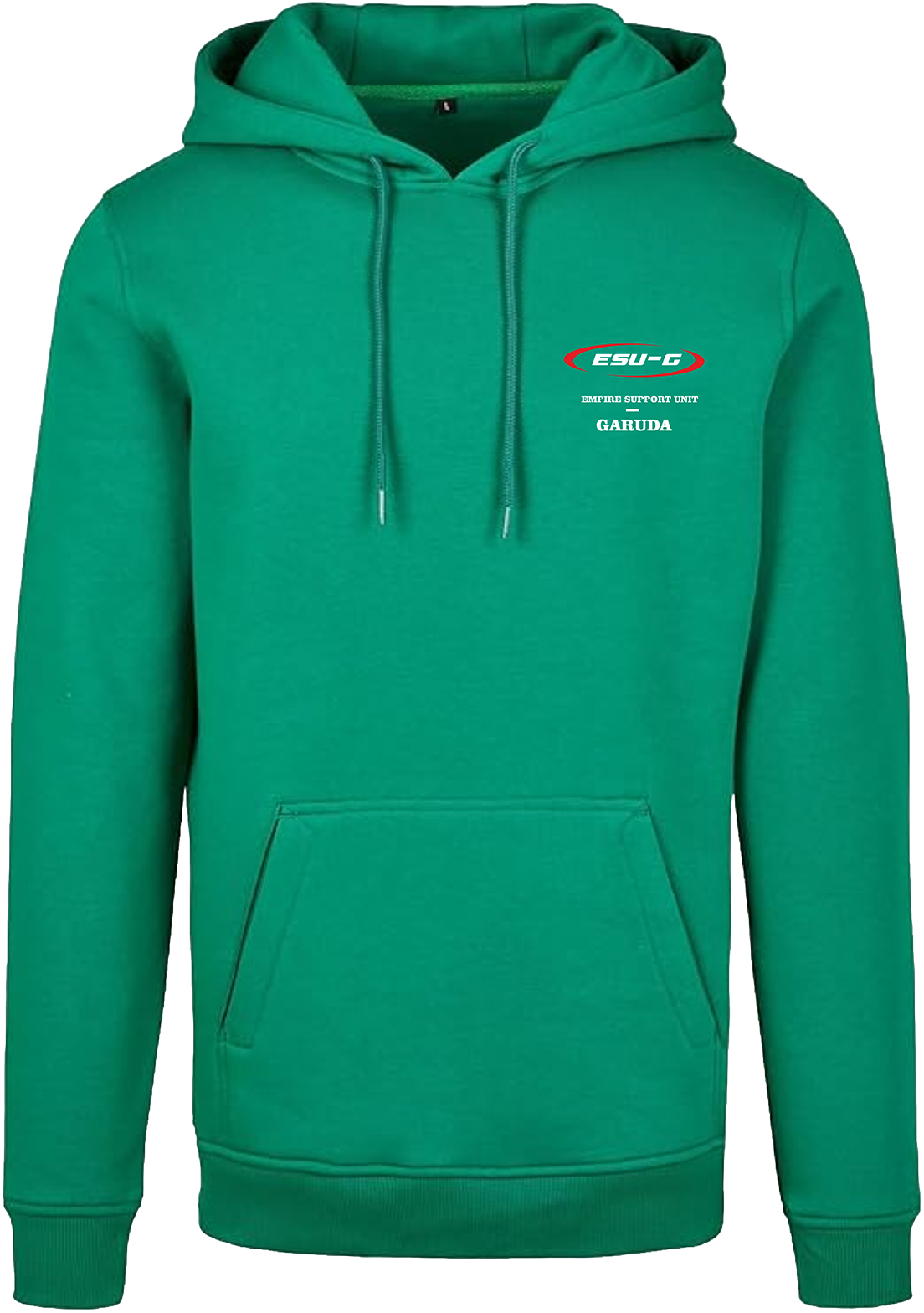 Green hoodie ESU-G World-Garuda