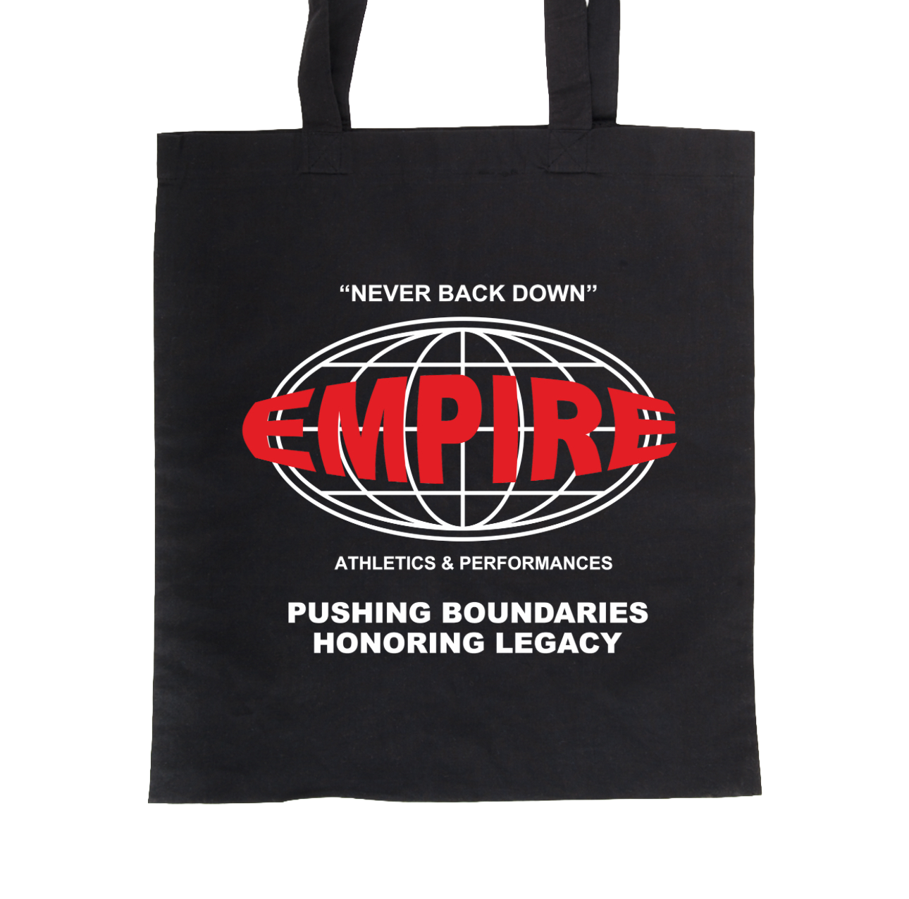 Empire Athleticwear Tote bag Black “NBD”