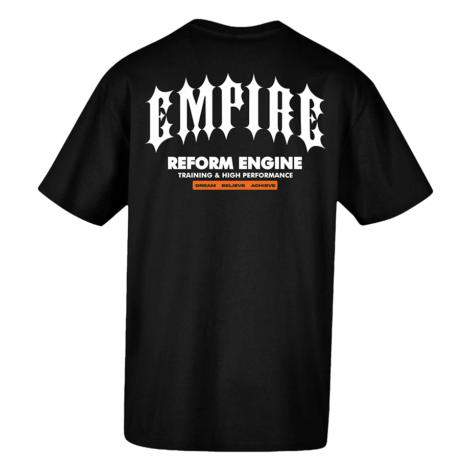Black Empire Oversized T-shirt -Empire Razorblade