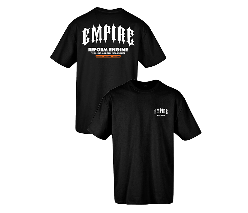 Black Empire Oversized T-shirt -Empire Razorblade