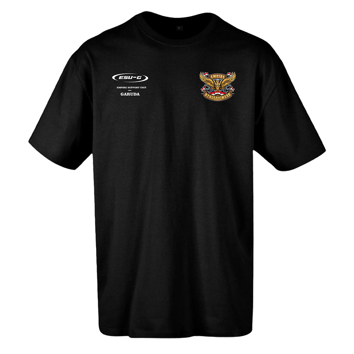 "ESU-G" T-shirt Black
