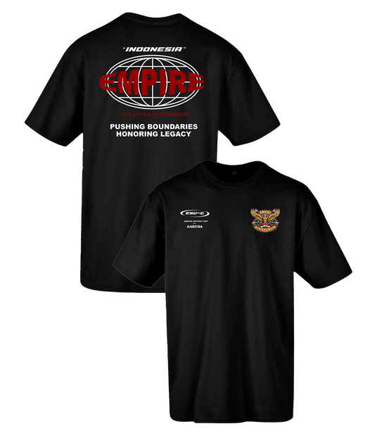 "ESU-G" T-shirt Black